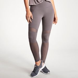 Athleta Pants - Grey Athleta mesh pockets high rise tights Legging Athleta Pants - Grey Athleta mesh pockets high rise tights Legging
